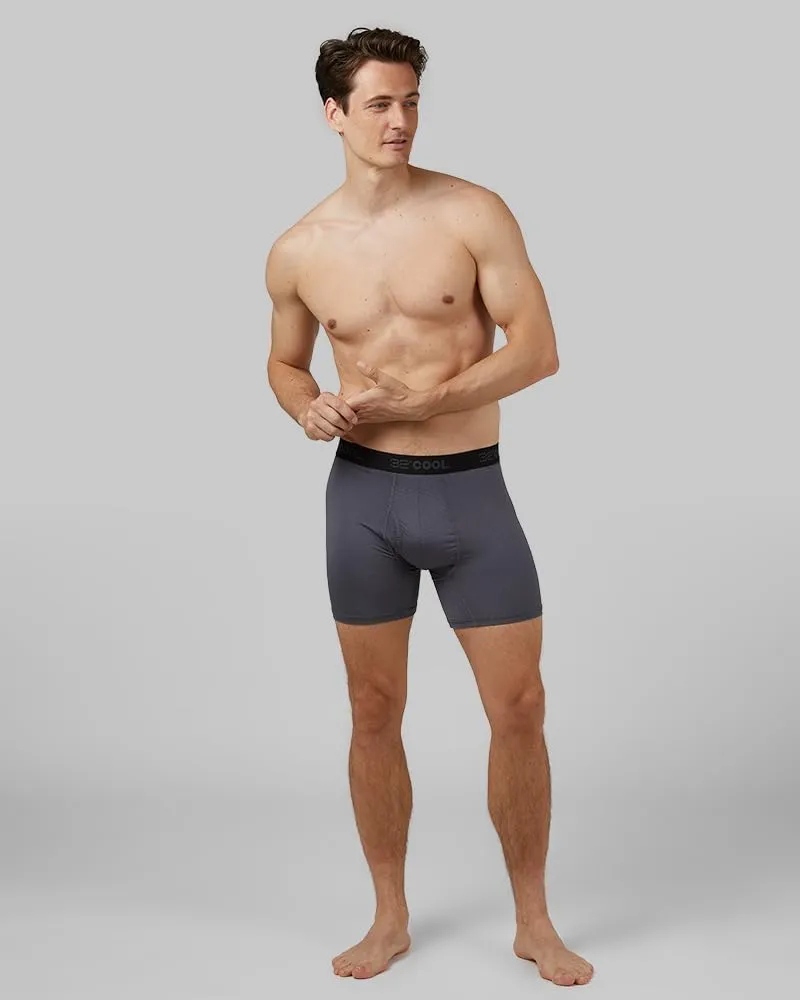 32o DEGREES Mens 4-Pack Active Mesh Quick Dry Performance Boxer Brief