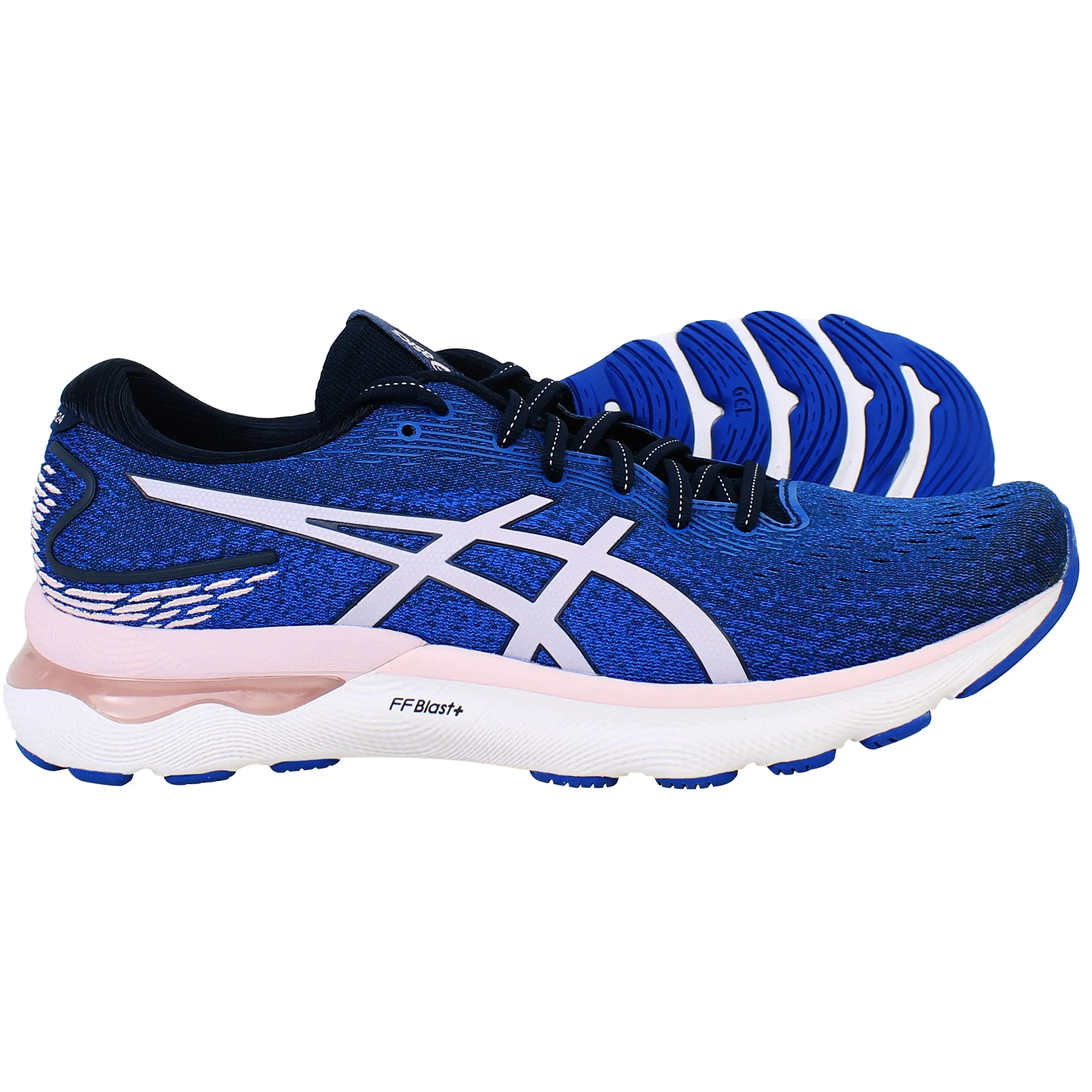 Asics Gel-Nimbus 24 Womens Blue Running Shoes