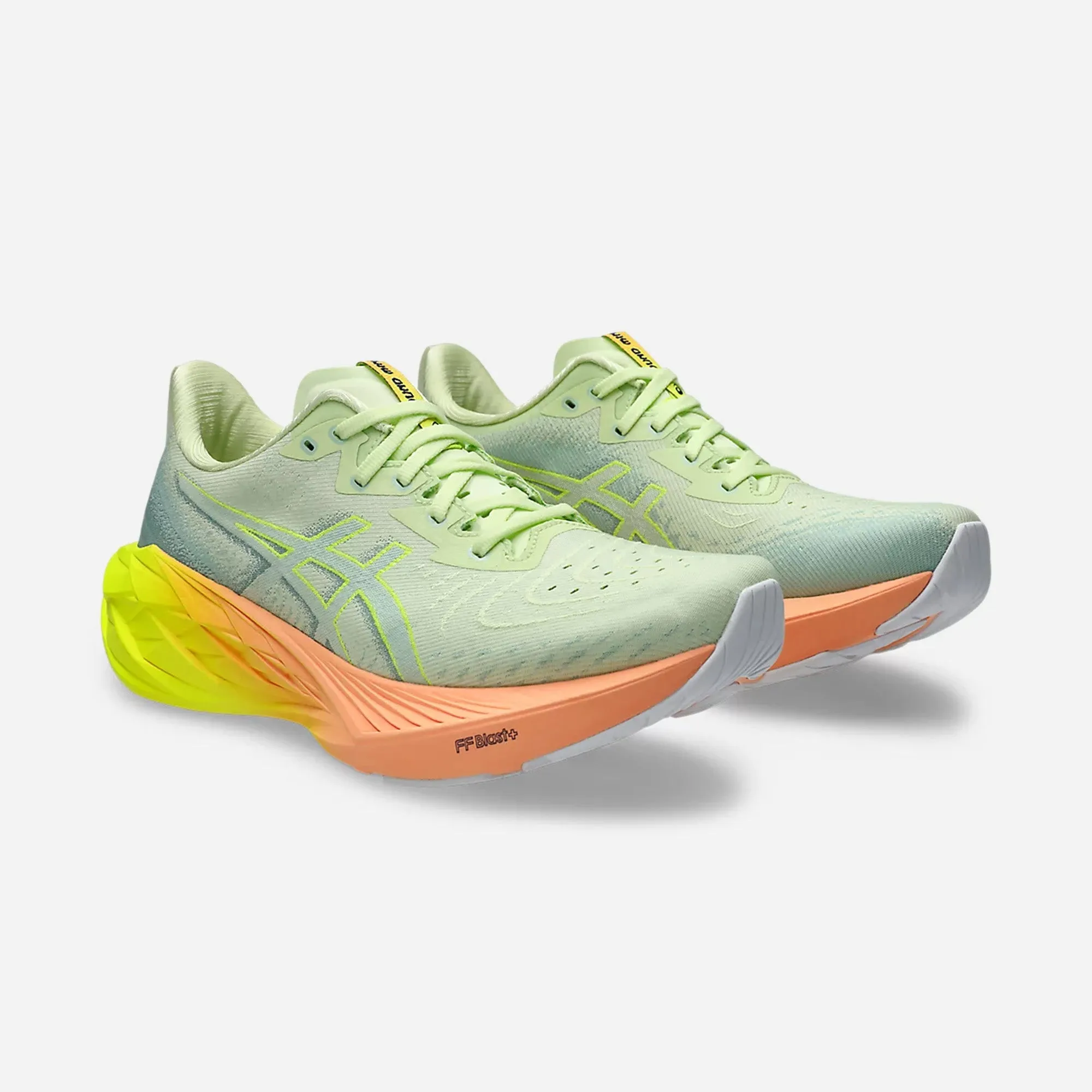 Asics Novablast 4 Paris Cool Matcha/Safety Yellow