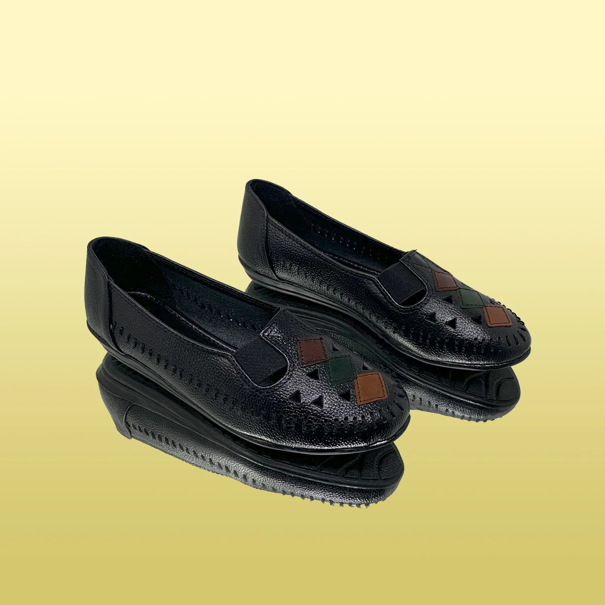 Black Dry Milled Loafers