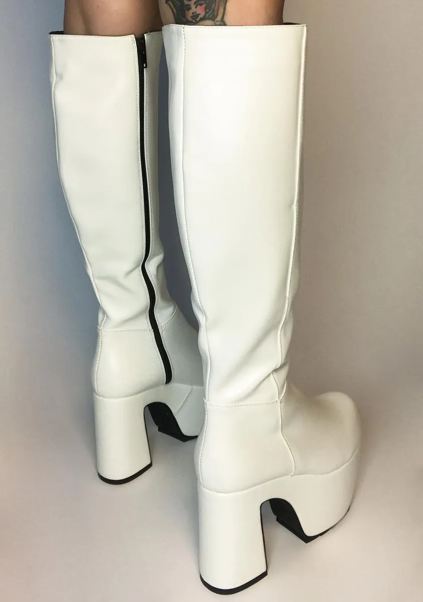 Boo Gotta Level Up Knee High Boots