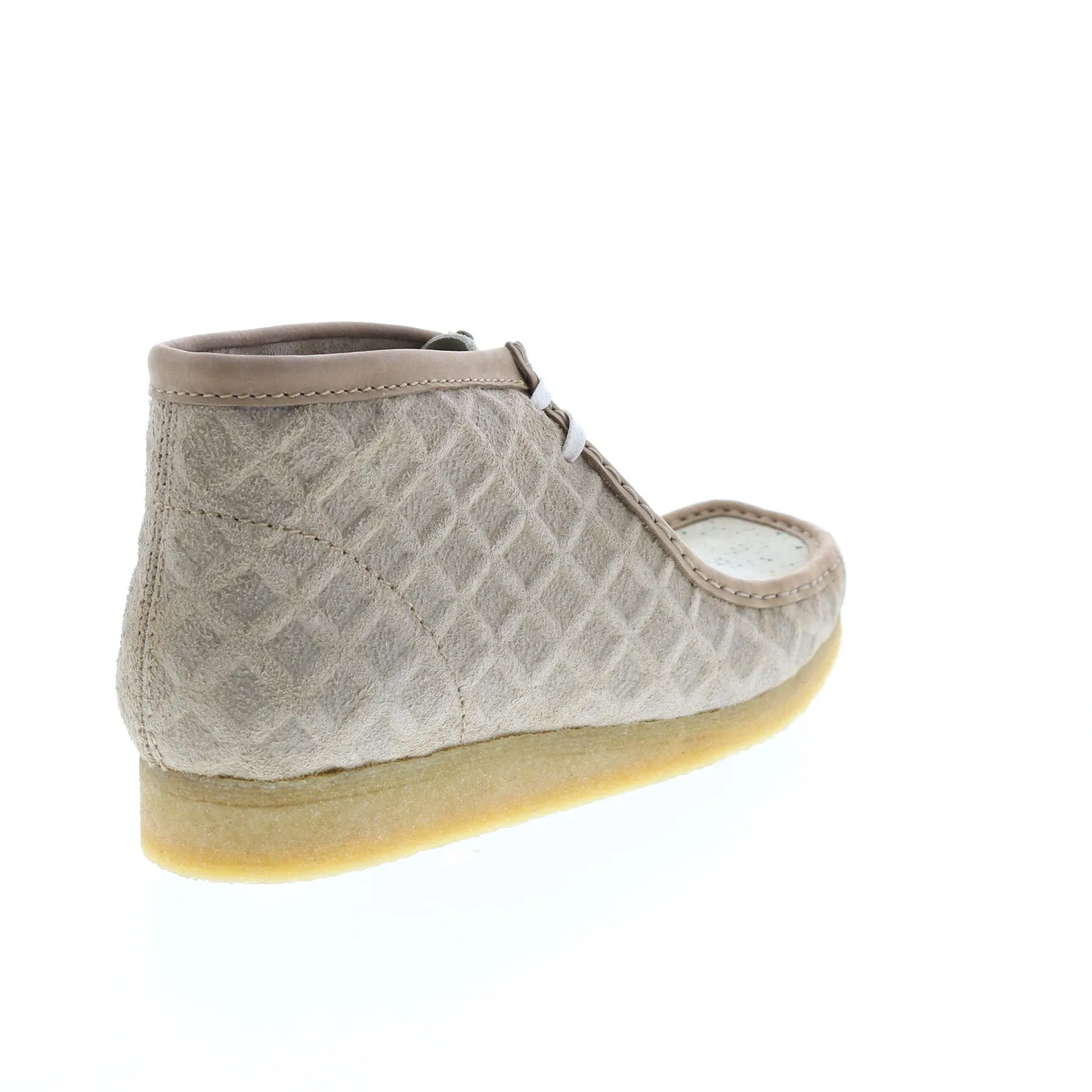 Clarks Originals Wallabee Boot Men's Natural and Green Beige Suede 26163444