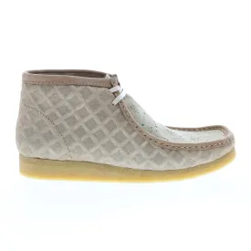 Clarks Originals Wallabee Boot Men's Natural and Green Beige Suede 26163444