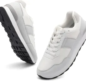 Classic Running Shoes for Men - Lightweight Retro Sneakers with Breathable Upper & Durable Sole for Walking, Jogging, and Casual Wear