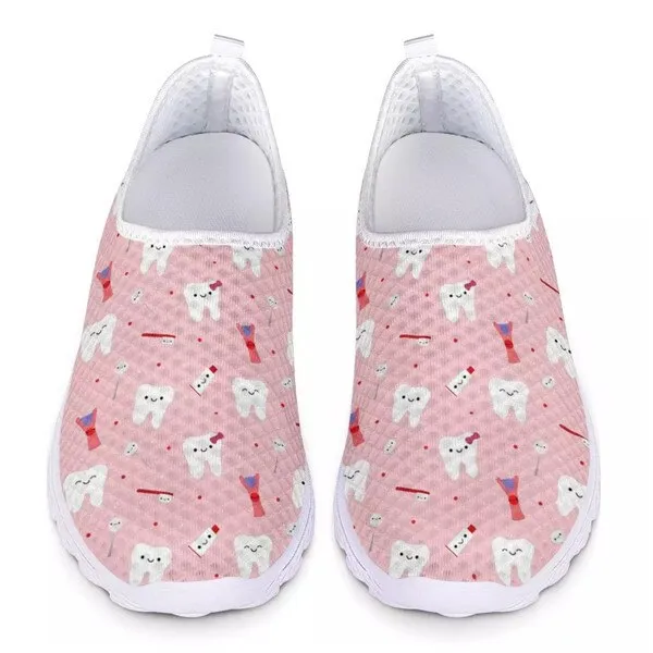 Cute Cartoon Women Slip On Sneakers Light