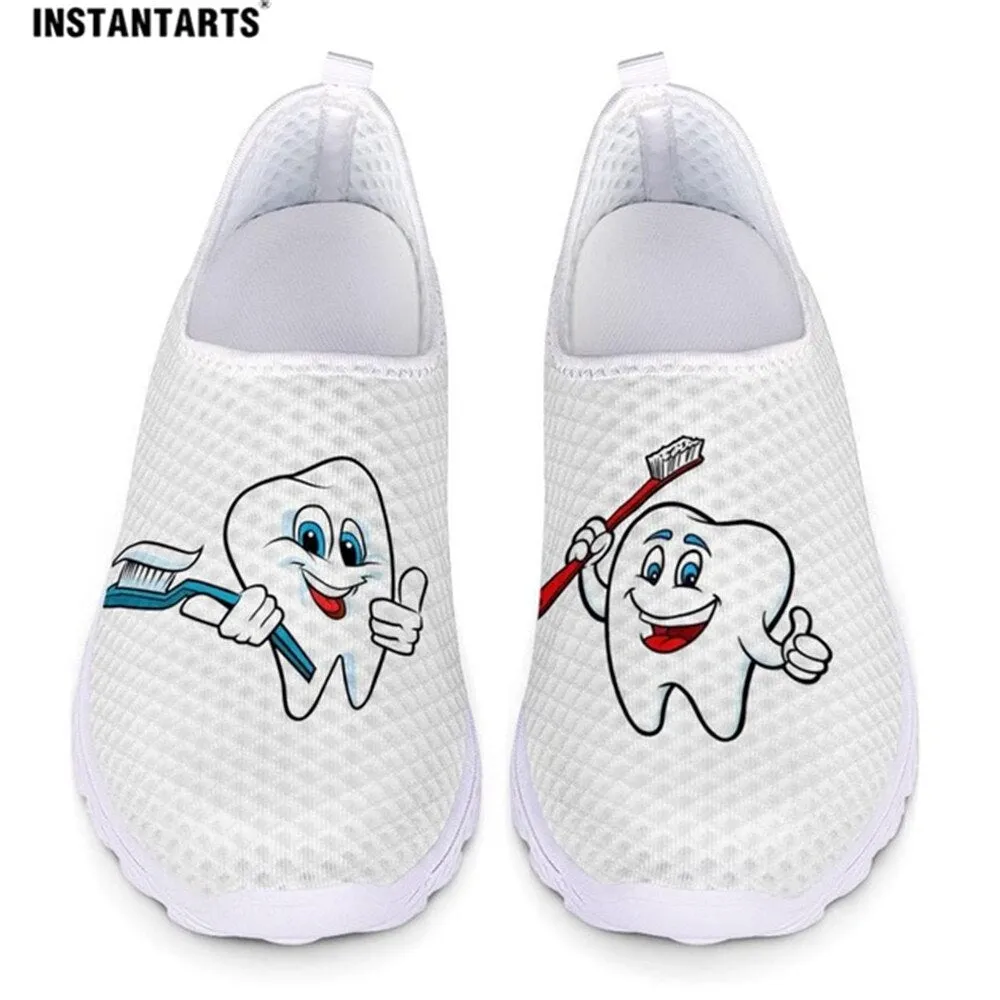 Cute Cartoon Women Slip On Sneakers Light