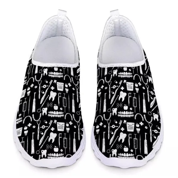 Cute Cartoon Women Slip On Sneakers Light