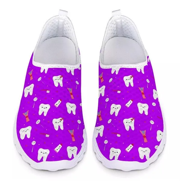 Cute Cartoon Women Slip On Sneakers Light