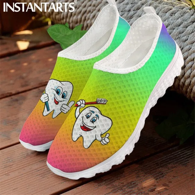 Cute Cartoon Women Slip On Sneakers Light