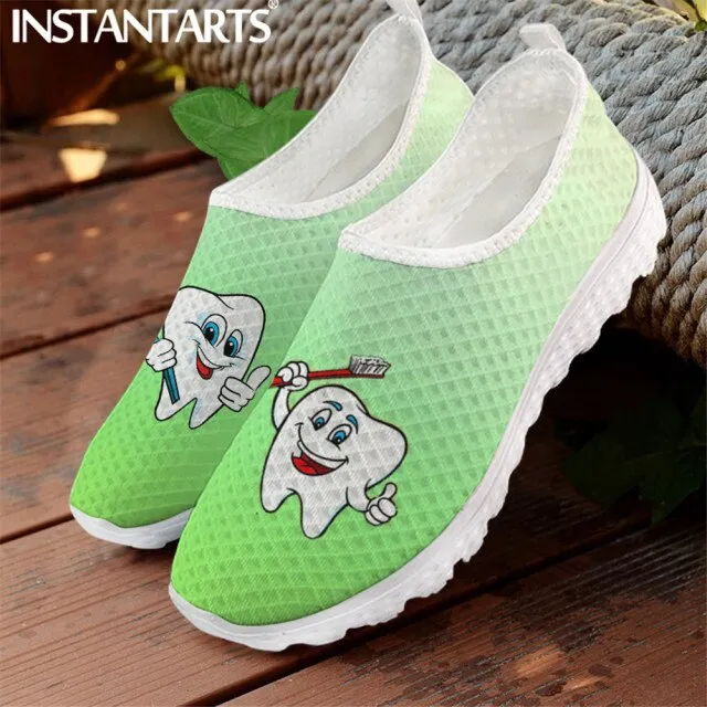 Cute Cartoon Women Slip On Sneakers Light