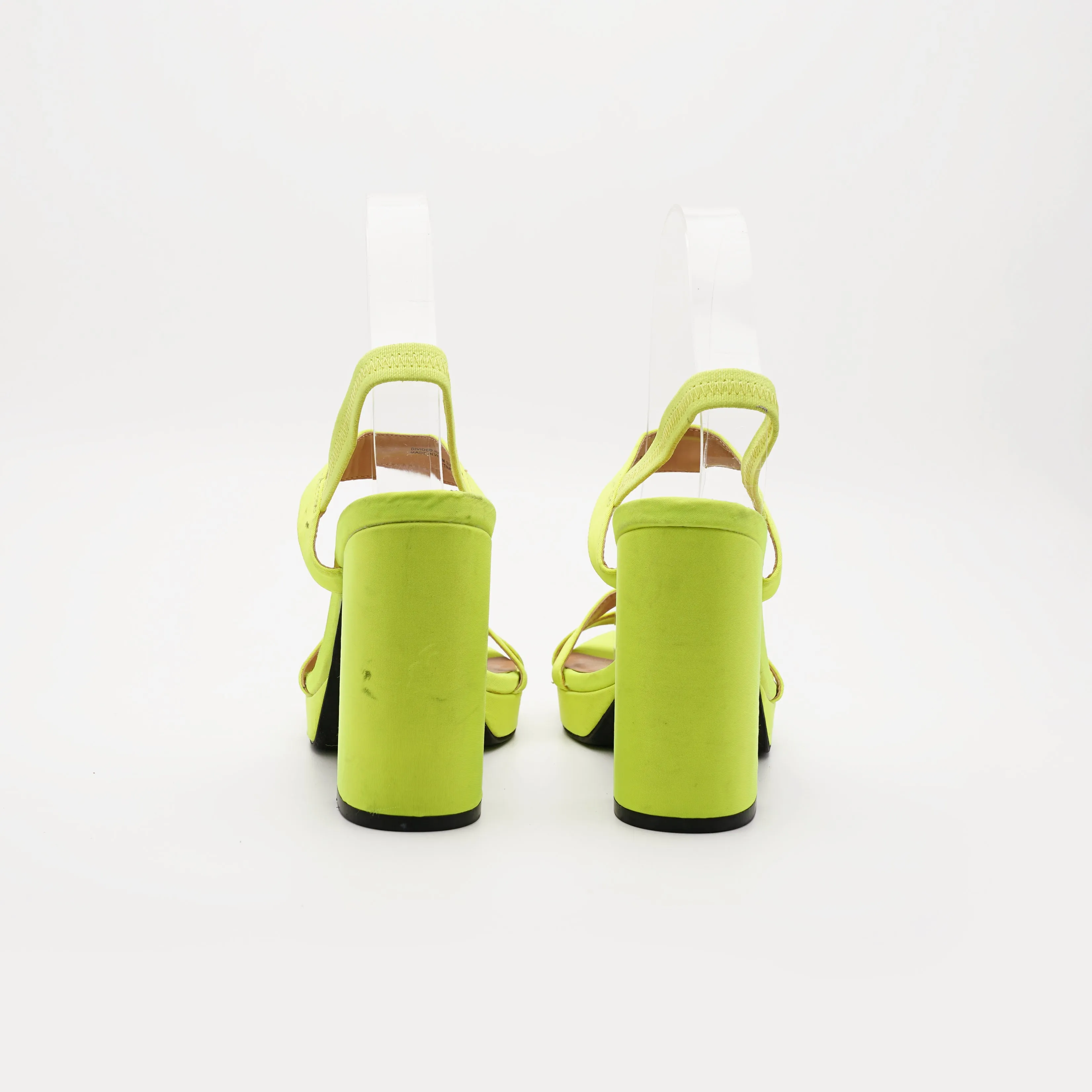 Divided Platform Block Sandal