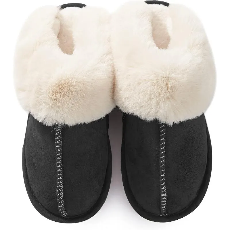 Fluffy Memory Foam Slippers – Soft and Supportive for Indoor Comfort