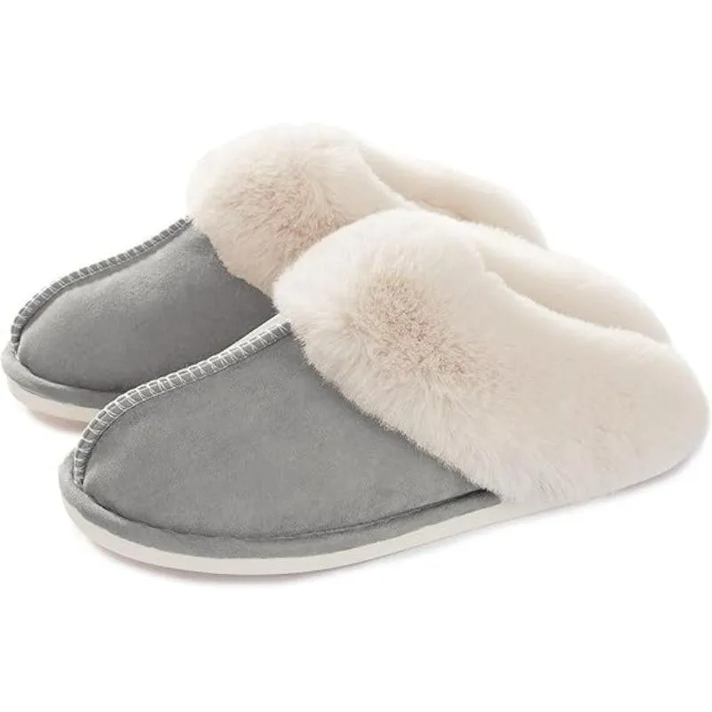 Fluffy Memory Foam Slippers – Soft and Supportive for Indoor Comfort
