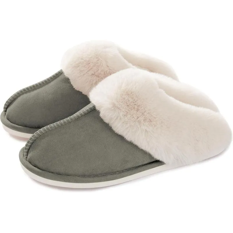 Fluffy Memory Foam Slippers – Soft and Supportive for Indoor Comfort