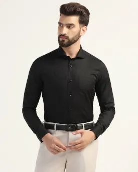 Formal Black Jacquard Shirt - Arena
