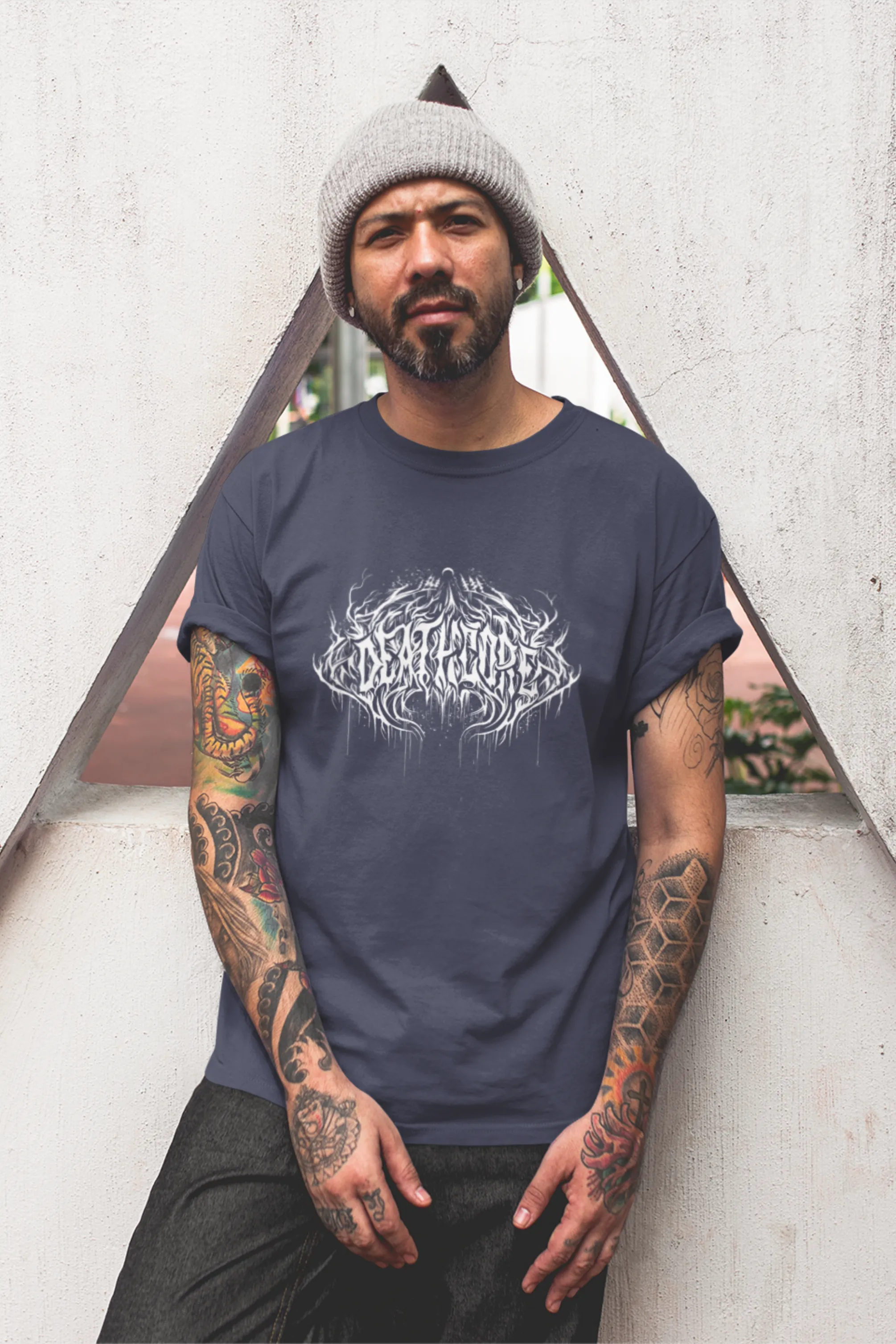 Gothic Deathcore Printed T-shirt for men