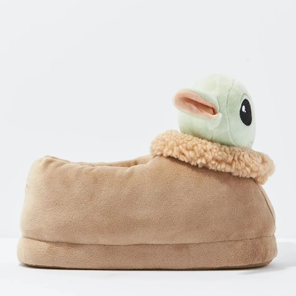 KIDS The Child Baby Yoda Retro Plush Unisex Slippers