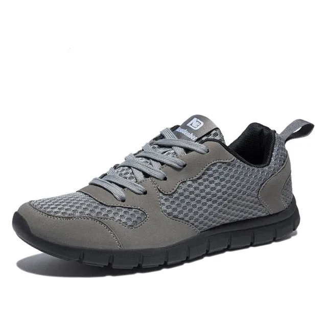 Men Casual Shoes Thick Comfortable Mesh Shoes Men Walking Footwear Lightweight Male Sneakers Plus Big Size 47 48 49 50