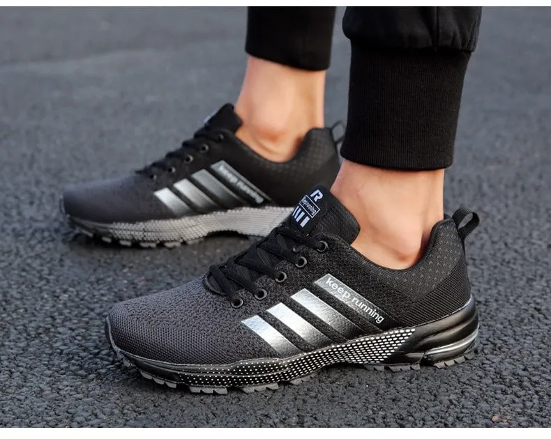 Men Running Shoes Breathable Lightweight Sneakers