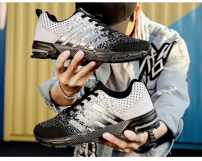 Men Running Shoes Breathable Lightweight Sneakers