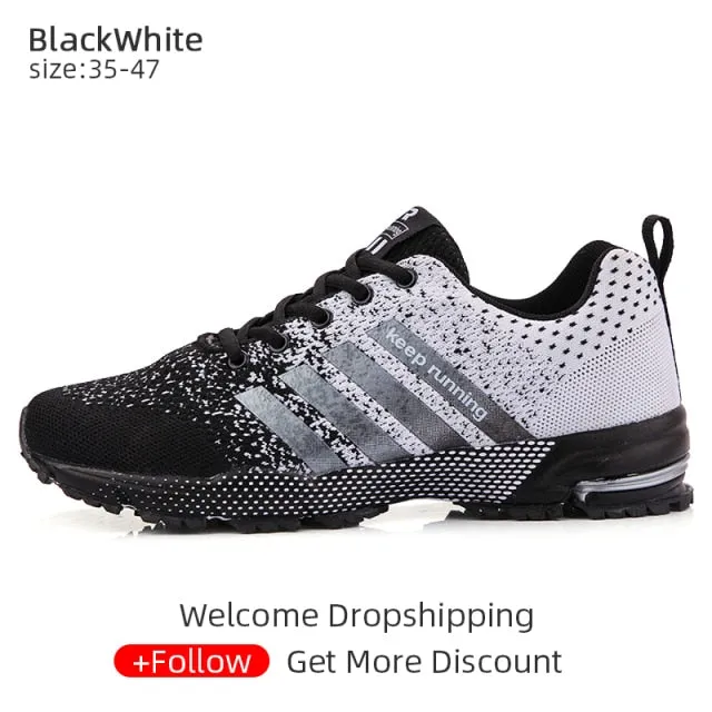 Men Running Shoes Breathable Lightweight Sneakers