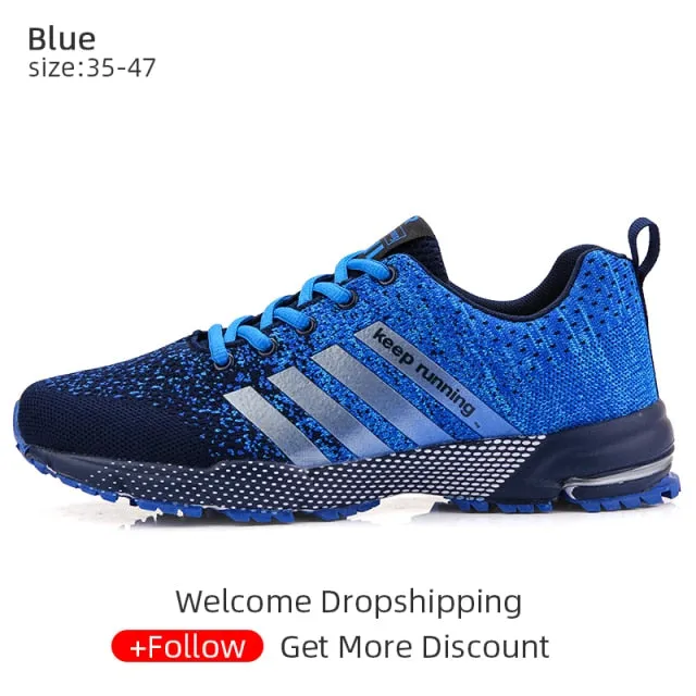 Men Running Shoes Breathable Lightweight Sneakers