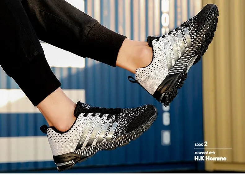 Men Running Shoes Breathable Lightweight Sneakers