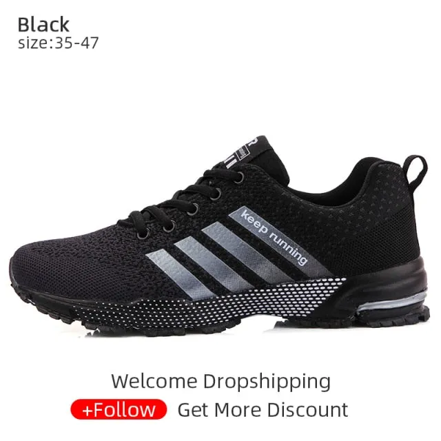 Men Running Shoes Breathable Lightweight Sneakers