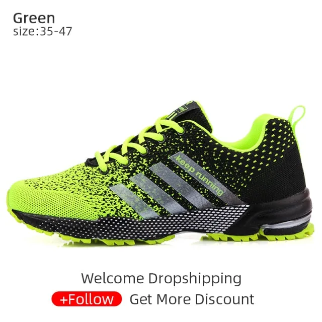 Men Running Shoes Breathable Lightweight Sneakers