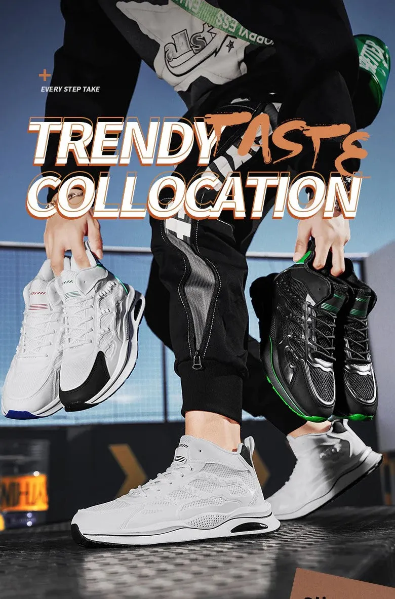 Men's Breathable High-Top Running Shoes