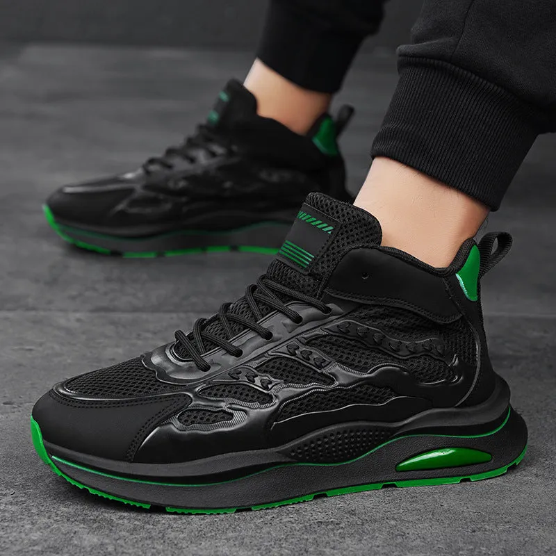 Men's Breathable High-Top Running Shoes