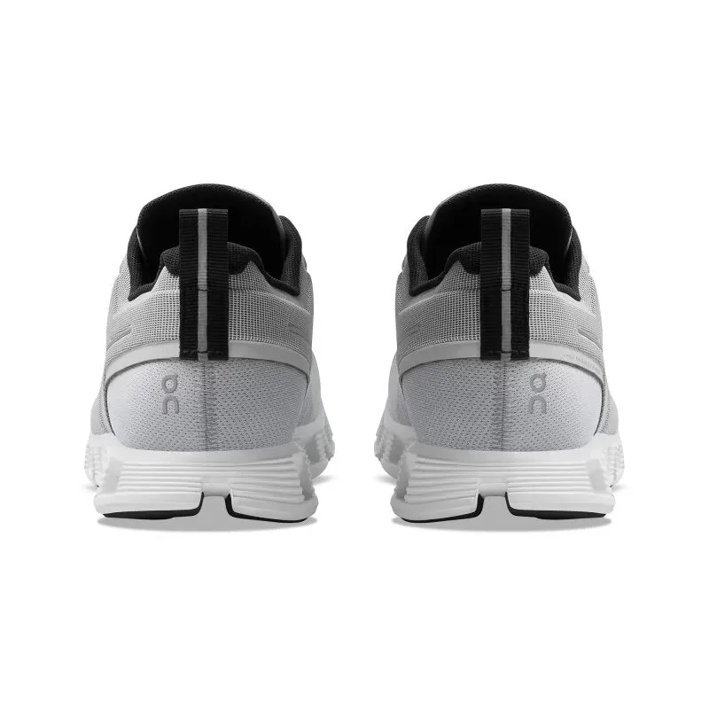 On Women's Cloud 5 Waterproof - Glacier/White