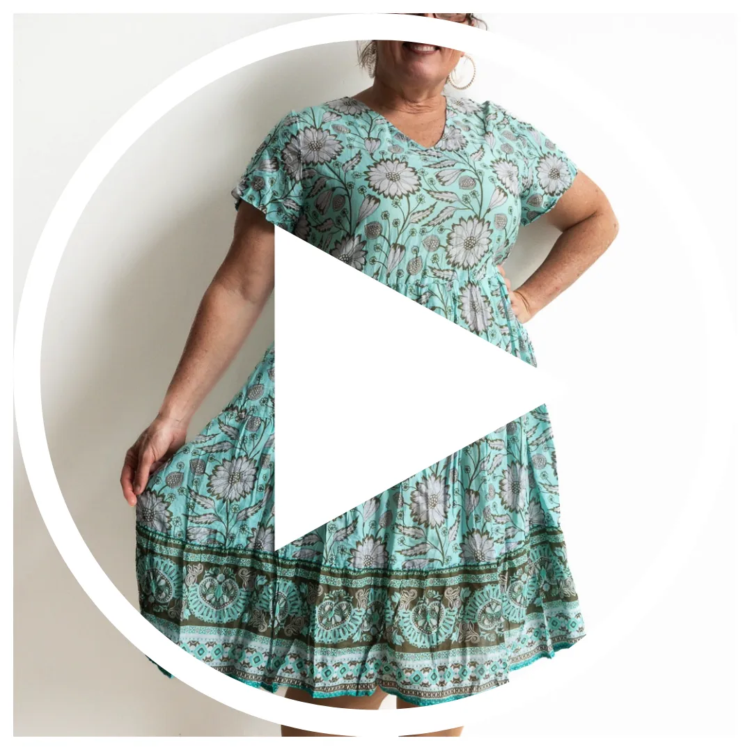 One Summer Tiered Smock Dress - Sunflower