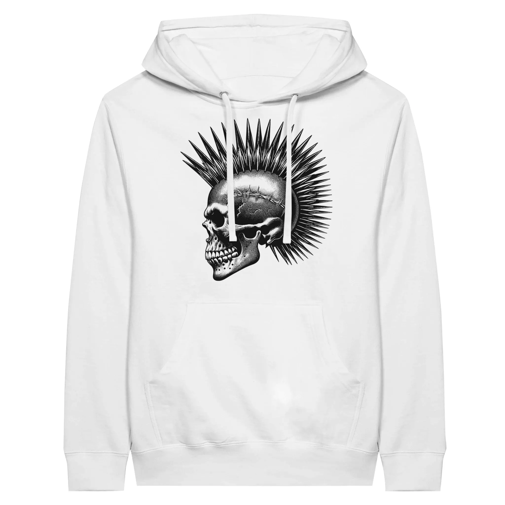 Punk Skull Unisex Pullover Hoodie