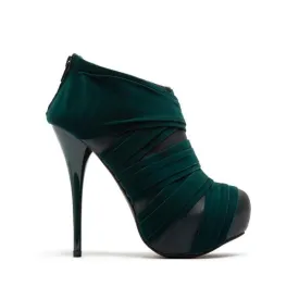 Qupid Criss Cross Banded High Heel Ankle Bootie by Sensual Fashion Boutique