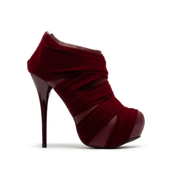 Qupid Criss Cross Banded High Heel Ankle Bootie by Sensual Fashion Boutique