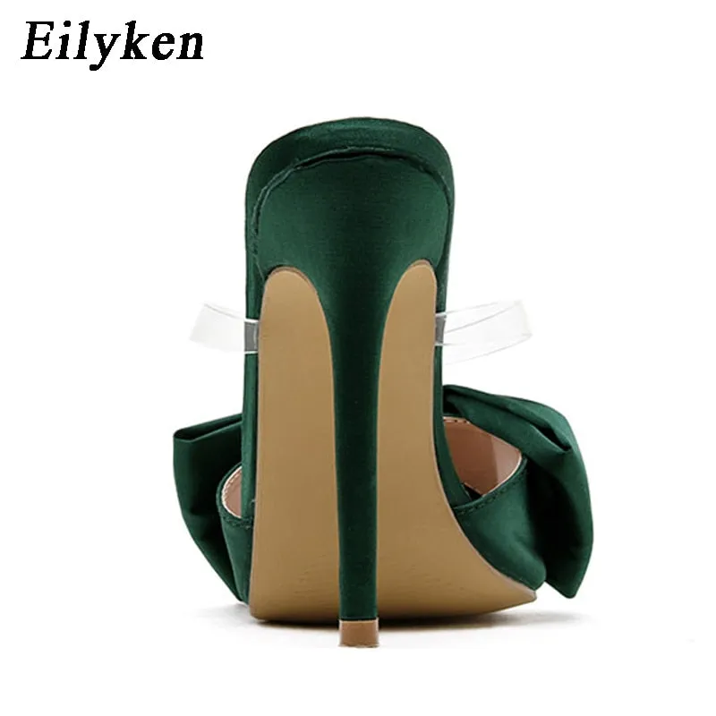 Silk Butterfly-Knot Heel