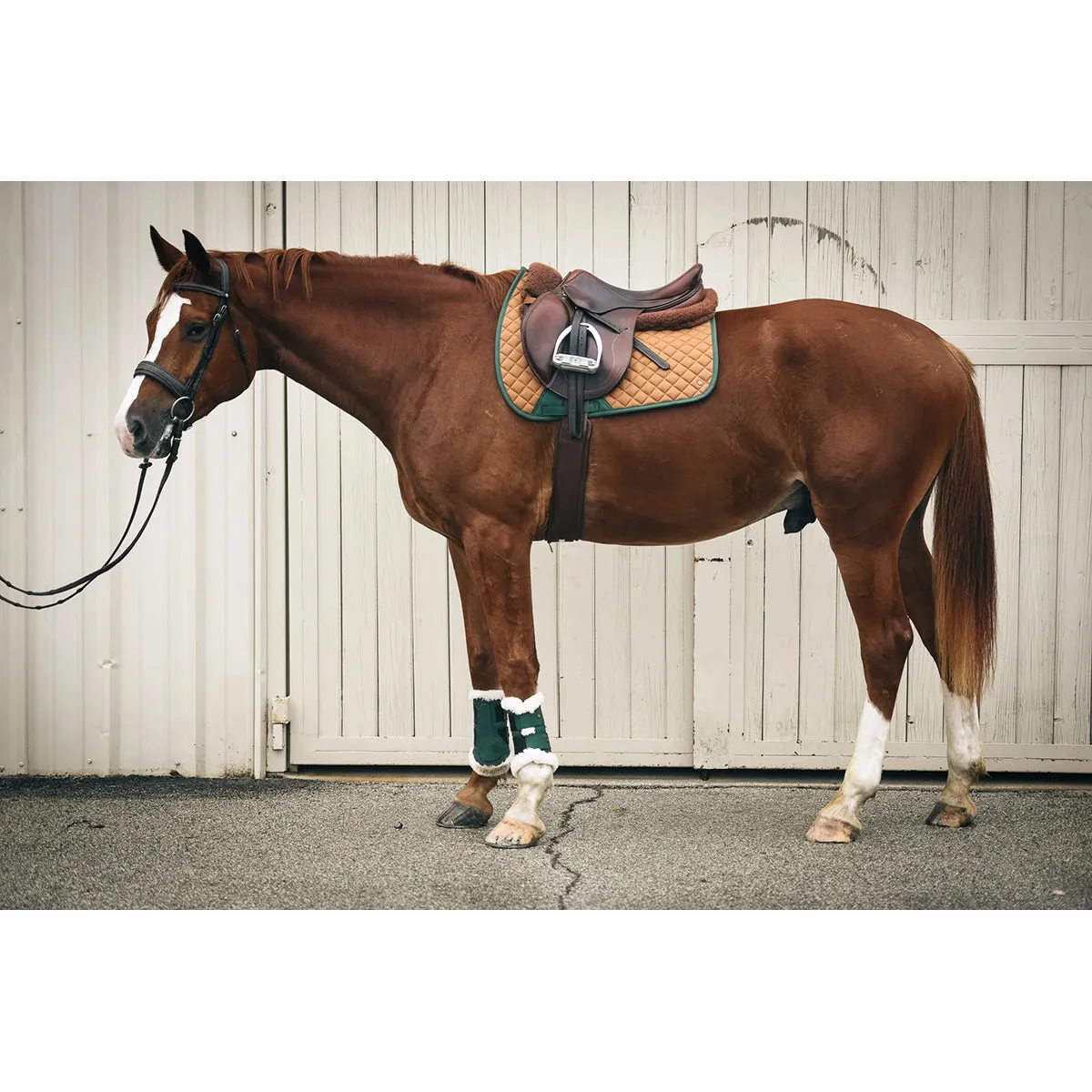 Sixteen Cypress Leatherette Brushing Boots