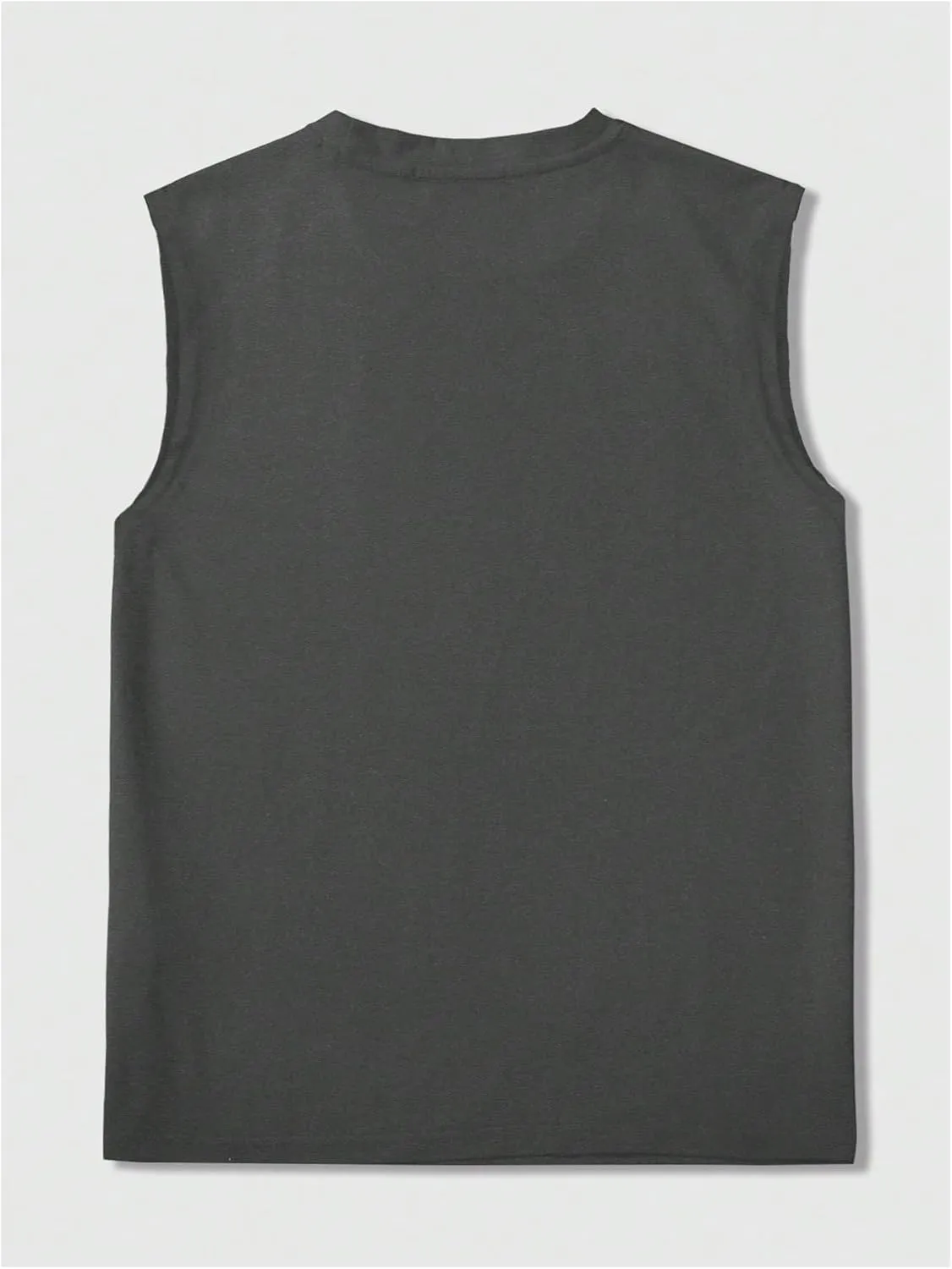 SOLY HUX Men's Vintage Graphic Tank Tops Crew Neck Sleeveless Cut Off Shirts Streetwear