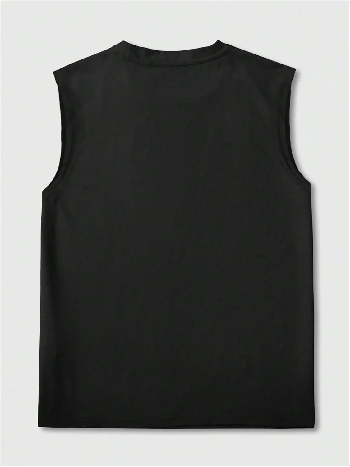 SOLY HUX Men's Vintage Graphic Tank Tops Crew Neck Sleeveless Cut Off Shirts Streetwear