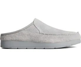 Sperry Men's Moc-Sider Suede Slippers- Grey