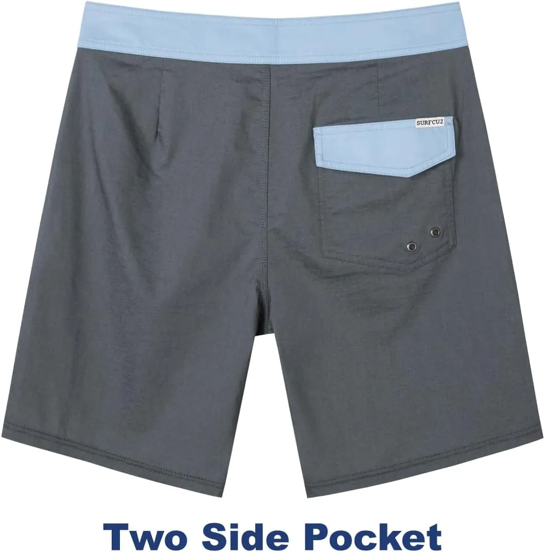 SURF CUZ Men's Vintage Cruzer Stretch Boardshort Chino Shorts