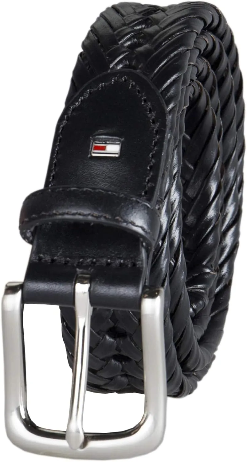 Tommy Hilfiger Men's Braided Everyday Casual Belt