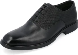 Vance Co. Men's Vincent Plain Toe Oxford  Color Black Size 10M