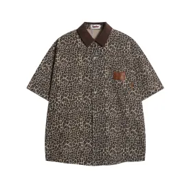 Vintage Leopard Print Shirt